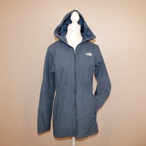 THE NORTH FACE W Hikesteller Parka Shell Women's Jacket Dark Teal Blue sz Small